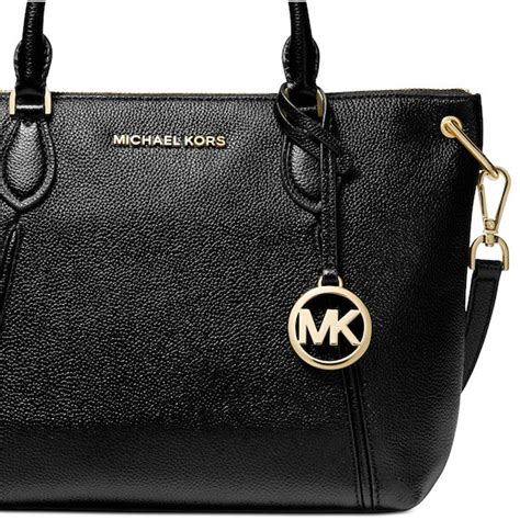 michael michael kors sierra leather medium satchel|Michael Kors leather satchel large.